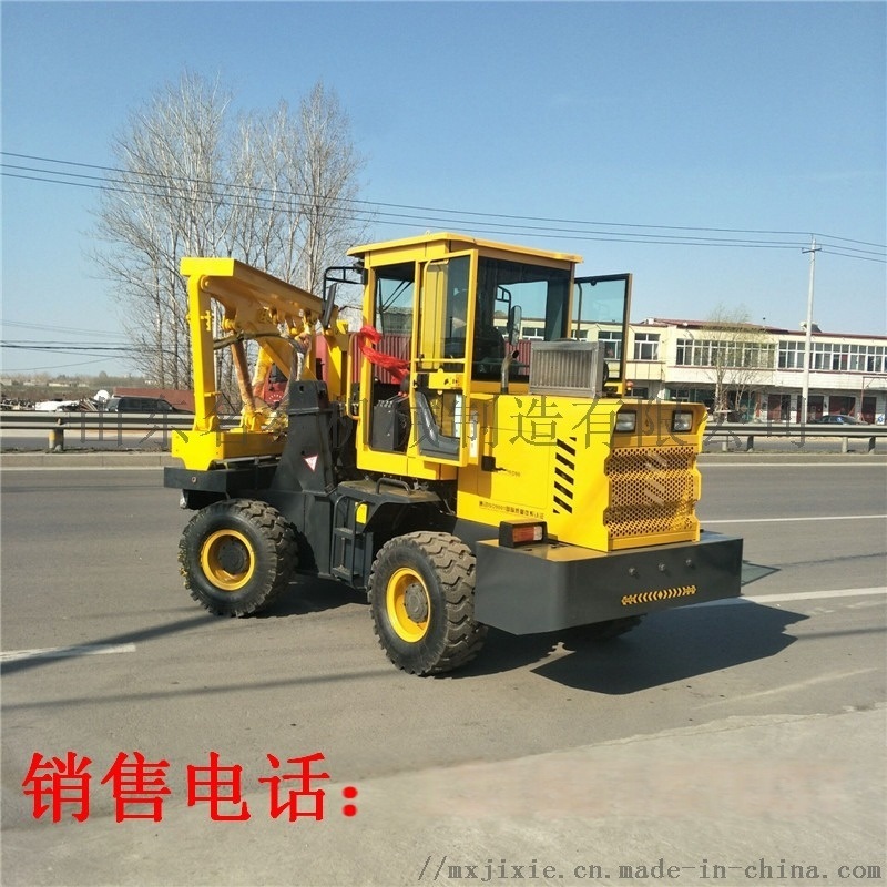 公路护栏  打桩机 水泥桩子打拔钻一体机