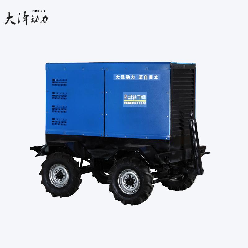 自保护大泽动力500A柴油发电电焊机 TO500A-J 铁路施工工业带拖车