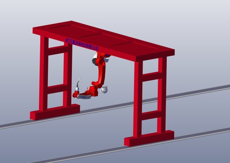 龙门式倒挂六关节焊接机器人