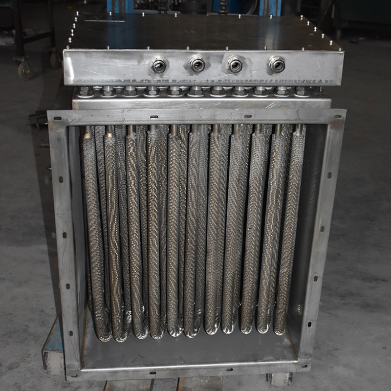 不锈钢风道加热器 空气干烧电热器 烘房辅助电加热器