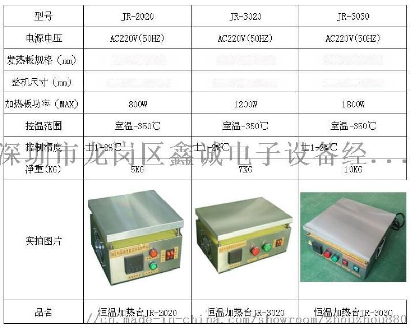 LED灯珠焊接  恒温加热台JR-3020