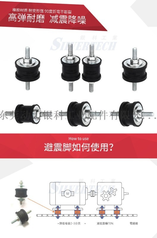 注塑机避震器、机械防震脚、定位减震脚座