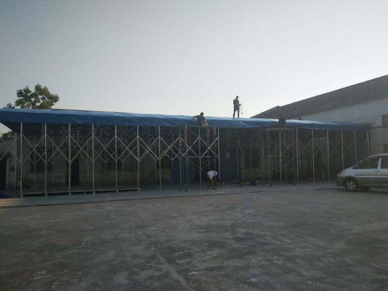 上海雨篷，推拉篷，伸缩雨篷，停车棚制作