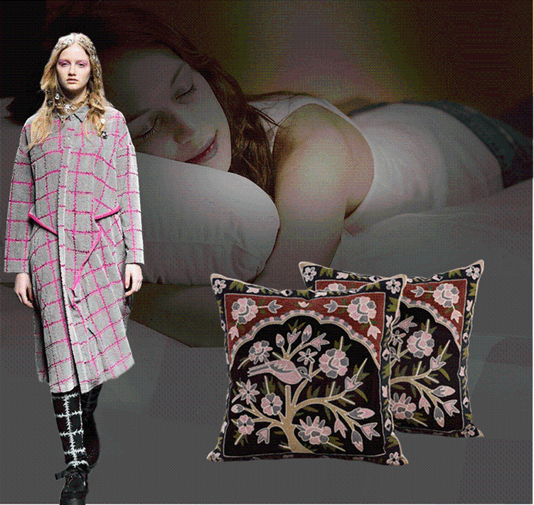 宝米兰现代欧式亚麻抱枕 枕套床头靠垫枕
