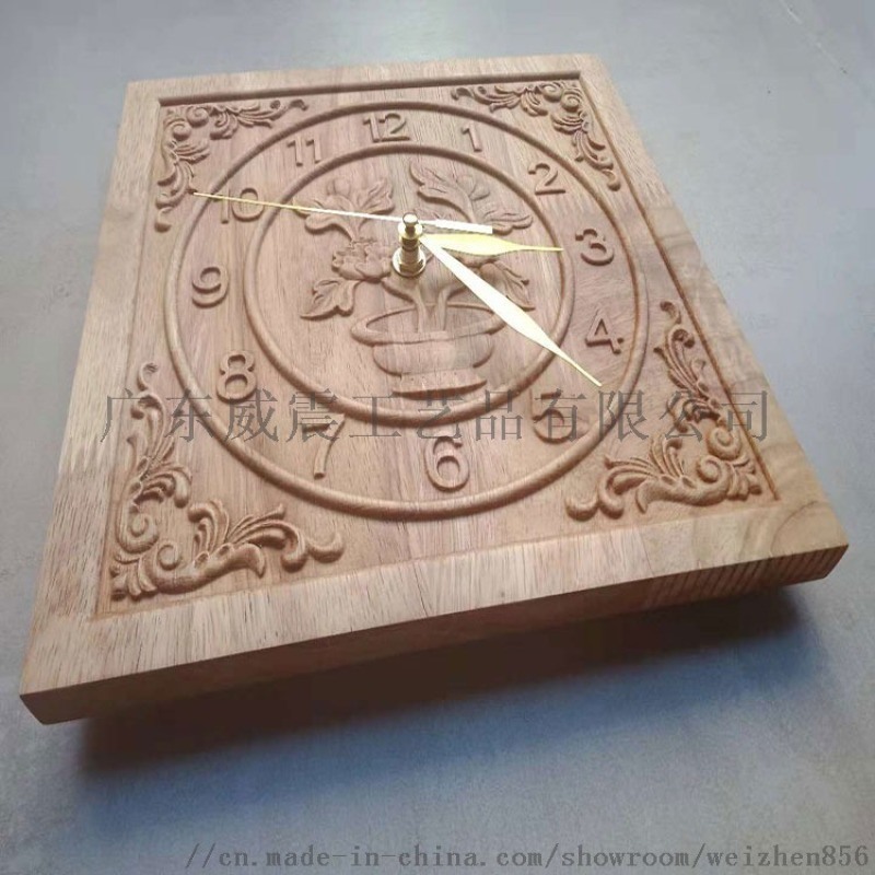 欧式创意木质钟表 时尚家居木质钟表