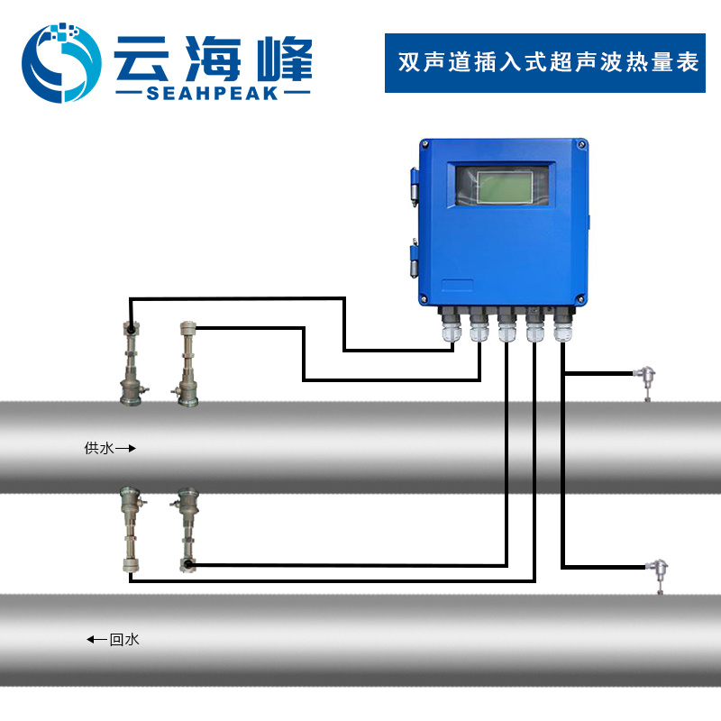 双声道插入式超声波热量表