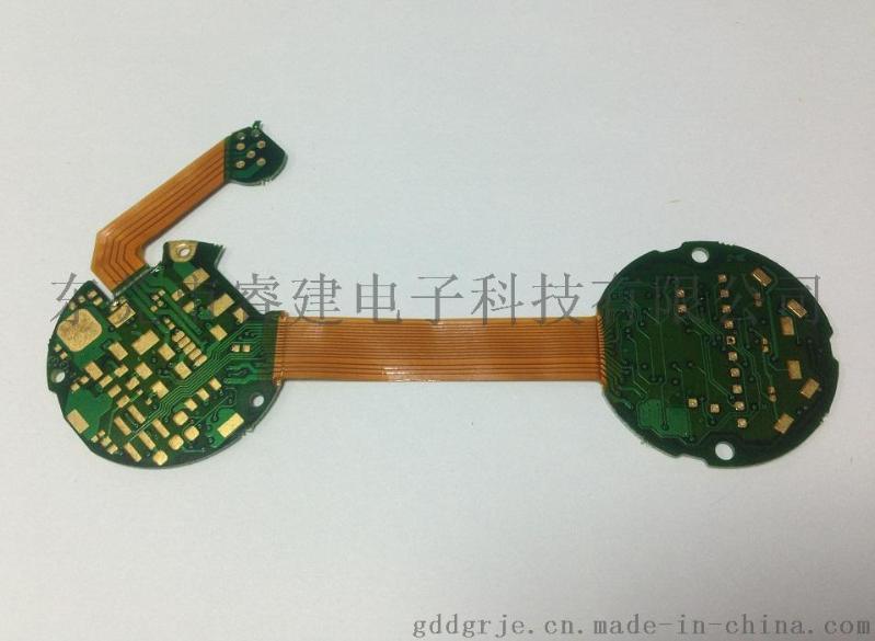 软硬结合PCB，绿油沉金