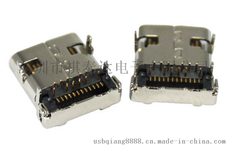 深圳厂家USB 3.0 AF 短体 SMT 外壳鱼叉