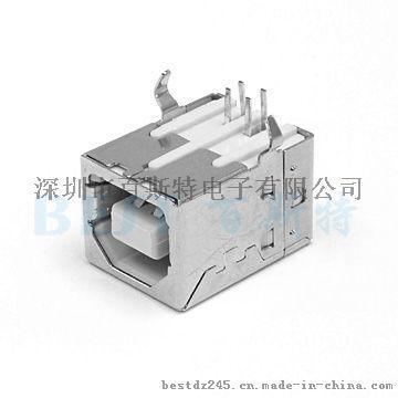 供应百斯特USB连接器USB插座USB-B-02