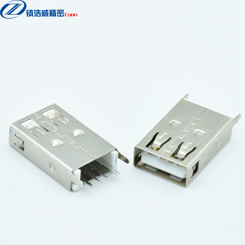 USB连接器 母座 单层直插 大电流