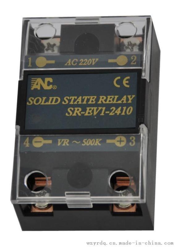 SSR固态继电器SREV1 120 10可变电阻控制额定电压120V 额定电流10A