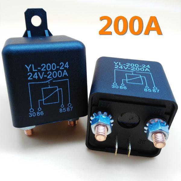 原厂直供12V/24V常开汽车继电器大电流200A启动继电器
