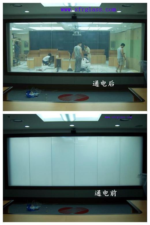 可变色可调光电子雾化玻璃 江苏新富瑞电子雾化玻璃