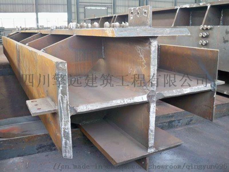 四川热轧焊接H型钢十字柱箱型柱生产加工厂家