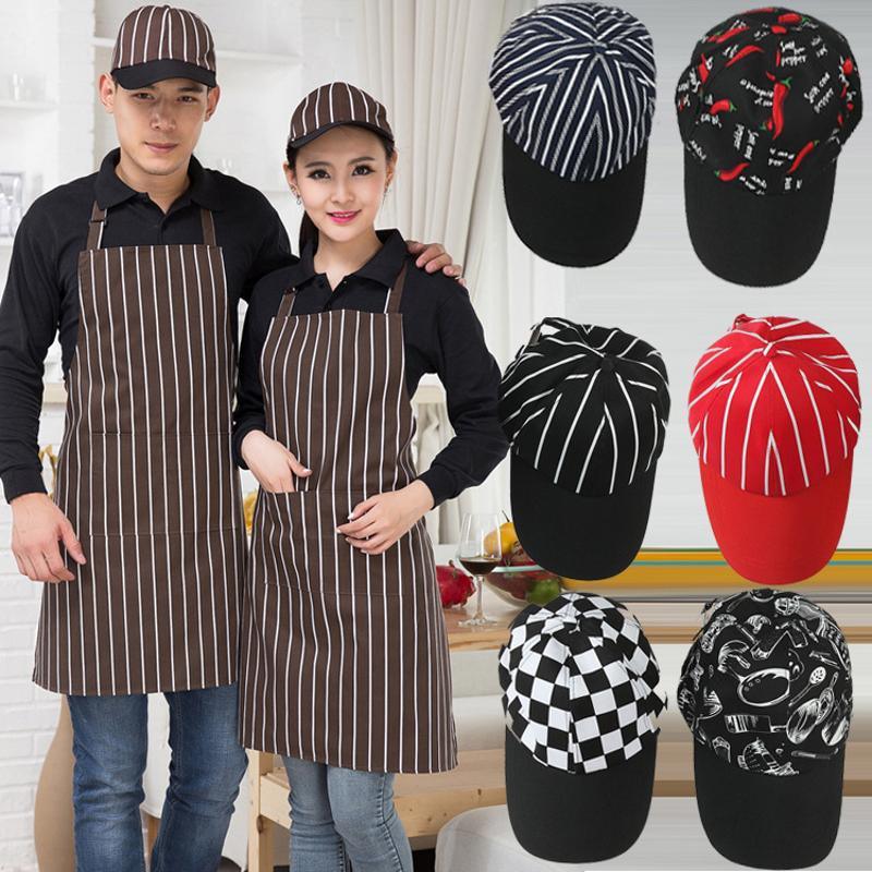 棒球帽西餐厅厨师帽咖啡厅服务员工作帽子蛋糕店奶茶服务生鸭舌帽