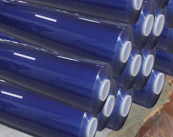 PVC静电膜蓝色静电膜自粘膜上海厂家
