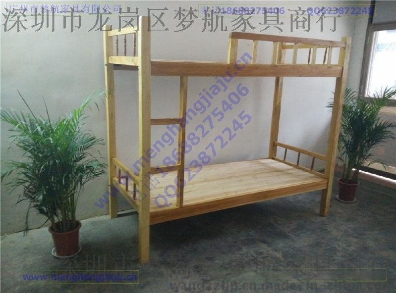 广州厂家直销实木双层子母床 儿童上下床 木质上下床