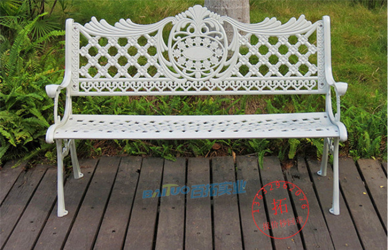 铸铝深圳公园长椅户外园林椅铸铝长条座椅广场椅可定制