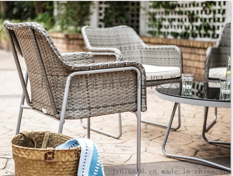 花园生活 简洁舒适的阳台桌椅 米兰舒适扶手椅
