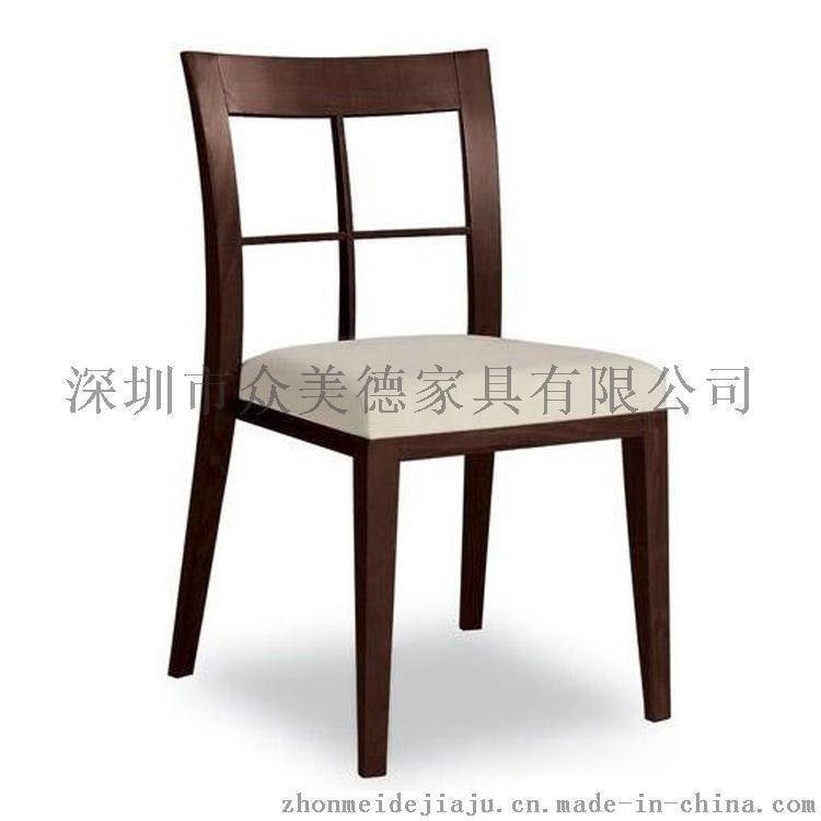 众美德家具厂生产实木餐椅价格|橡木餐椅|宴会厅餐椅