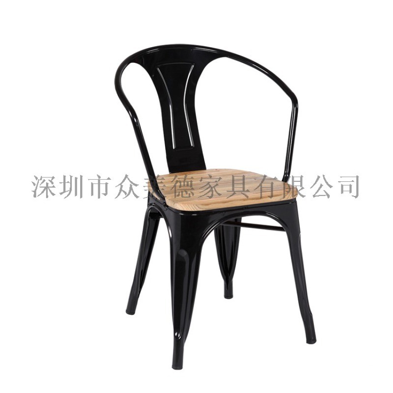 深圳铁艺餐桌椅铁艺餐椅价格欧式铁艺餐椅找众美德