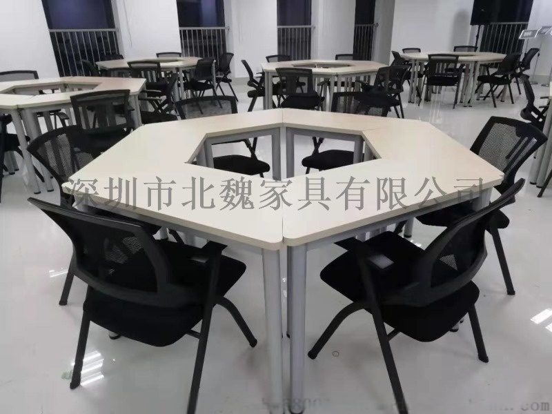 广东北魏PXZ001 百变可折叠多功能会议培训桌椅